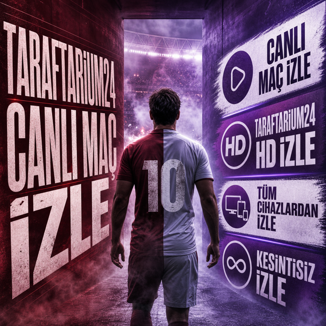 Taraftarium24 Canlı Maç İzle sloganlı görsel